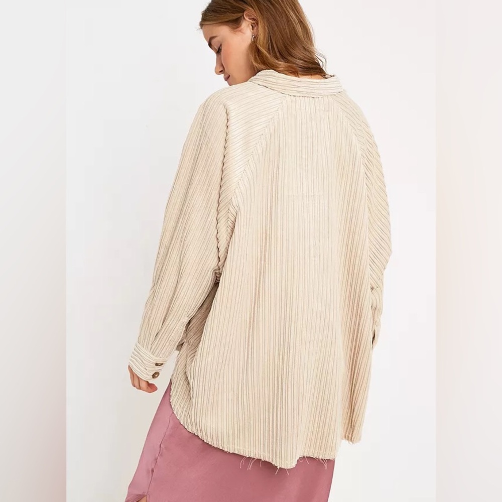 Urban Outfitsrs Brenden oversized corduroy button down relaxed shirt